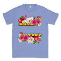 Colony Blue floral teacher Classic Tee - texasbilliewilder
