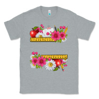 Heather Grey floral teacher Classic Tee - texasbilliewilder
