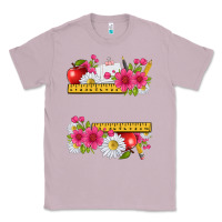 Lilac floral teacher Classic Tee - texasbilliewilder