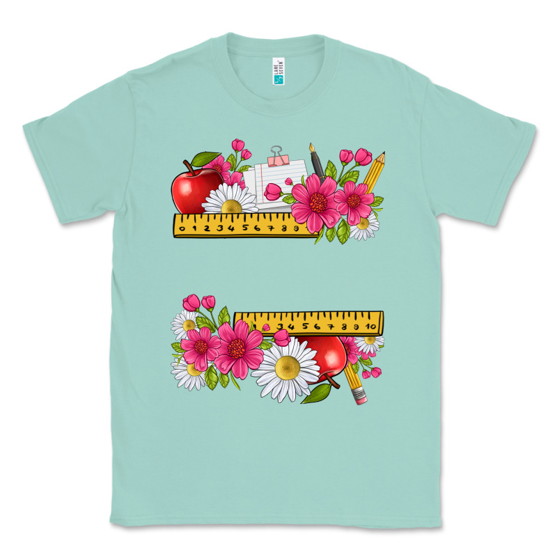 Floral Teacher Classic Tee by texasbilliewilder | Teevron