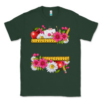Sports Green floral teacher Classic Tee - texasbilliewilder