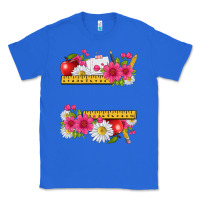 True Royal floral teacher Classic Tee - texasbilliewilder