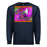 Navy too cute to spook Premium Sweatshirt - BundleAndBundleShop