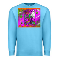 Ocean Blue too cute to spook Premium Sweatshirt - BundleAndBundleShop