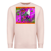 Pale Pink too cute to spook Premium Sweatshirt - BundleAndBundleShop