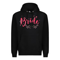 Black bride Premium Hoodie - MaliasSmallBusiness