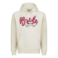Oatmeal Heather bride Premium Hoodie - MaliasSmallBusiness