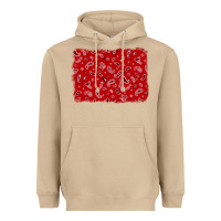 Mushroom bandana background Heavyweight Hoodie - AdoDesignShop