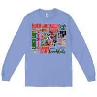 Colony Blue lunch lady Long Sleeve Tee - AdoDesignShop
