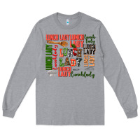 Heather Grey lunch lady Long Sleeve Tee - AdoDesignShop