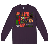 Plum lunch lady Long Sleeve Tee - AdoDesignShop