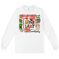 White lunch lady Long Sleeve Tee - AdoDesignShop
