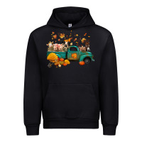 Black fall farm animals truck nancy Urban Hoodie - NancyCooperArtShop
