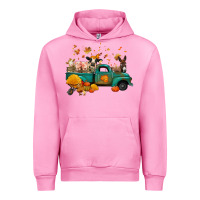 Fuchsia Pink fall farm animals truck nancy Urban Hoodie - NancyCooperArtShop