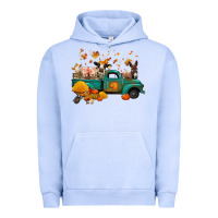 Pigment Grape Ice fall farm animals truck nancy Urban Hoodie - NancyCooperArtShop