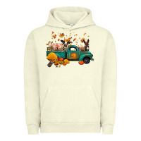 Fall Farm Animals Truck Nancy Urban Hoodie | Teevron