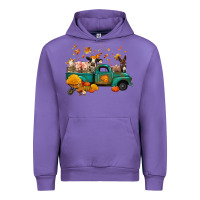 Tulip fall farm animals truck nancy Urban Hoodie - NancyCooperArtShop