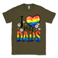 Army Green i love my dads Classic Tee - Zillion Design Studio