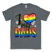 Charcoal Heather i love my dads Classic Tee - Zillion Design Studio