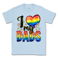 Dusty Blue i love my dads Classic Tee - Zillion Design Studio