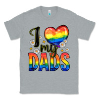 Heather Grey i love my dads Classic Tee - Zillion Design Studio