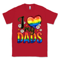 Red i love my dads Classic Tee - Zillion Design Studio