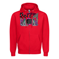 Red race mom Zipper Hoodie - Zillion Design Studio