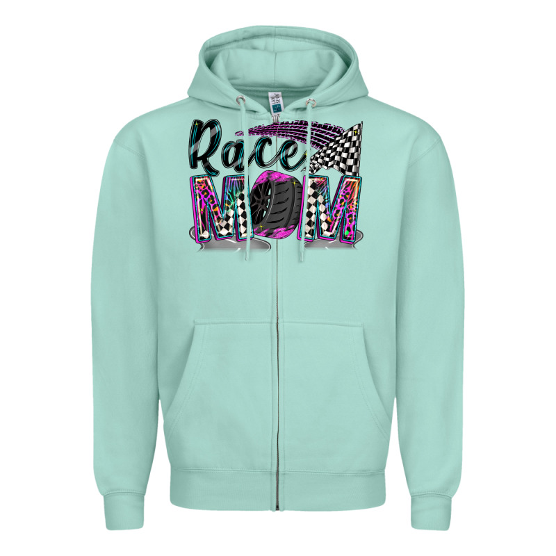 Race Mom Zipper Hoodie by Zillion Design Studio | Teevron
