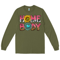 Army Green homebody Long Sleeve Tee - texasbilliewilder