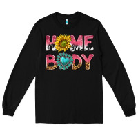 Black homebody Long Sleeve Tee - texasbilliewilder