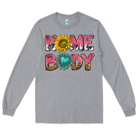 Heather Grey homebody Long Sleeve Tee - texasbilliewilder