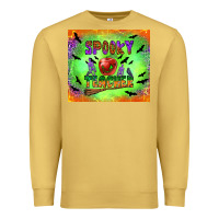 Antique Gold spooky teacher Premium Sweatshirt - BundleAndBundleShop