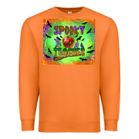 Carrot spooky teacher Premium Sweatshirt - BundleAndBundleShop