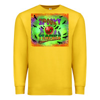 Lemon spooky teacher Premium Sweatshirt - BundleAndBundleShop