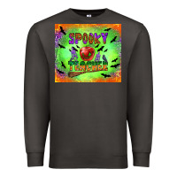 Smoke spooky teacher Premium Sweatshirt - BundleAndBundleShop