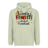 Matcha santa's favorite student assistant Heavyweight Hoodie - AdoDesignShop