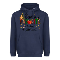 Navy santa's favorite student assistant Heavyweight Hoodie - AdoDesignShop