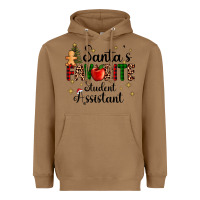 Toasted Coconut santa's favorite student assistant Heavyweight Hoodie - AdoDesignShop