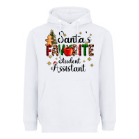 White santa's favorite student assistant Heavyweight Hoodie - AdoDesignShop