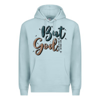 Blue Mist but god Premium Hoodie - MaliasSmallBusiness