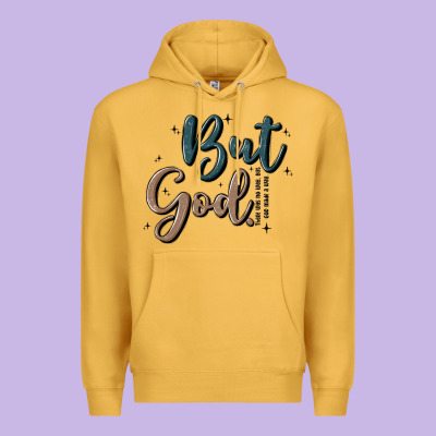 But God Premium Hoodie Designed By Maliassmallbusiness