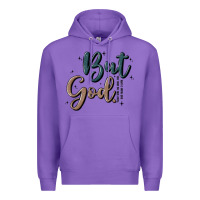 Purple but god Premium Hoodie - MaliasSmallBusiness