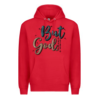 Red but god Premium Hoodie - MaliasSmallBusiness