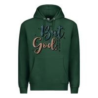 Sports Green but god Premium Hoodie - MaliasSmallBusiness