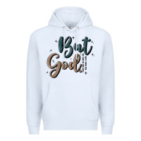 White but god Premium Hoodie - MaliasSmallBusiness