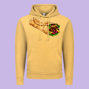 Burrito Vintage Hoodie Designed By Adodesignshop