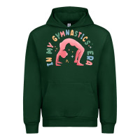 Forest Green in my gymnastics era shinning Urban Hoodie - MaliasSmallBusiness