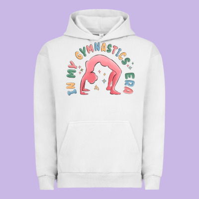 In My Gymnastics Era Shinning Urban Hoodie Designed By Maliassmallbusiness