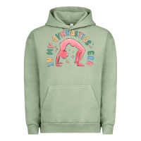Pigment Oil Green in my gymnastics era shinning Urban Hoodie - MaliasSmallBusiness