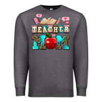 Charcoal Heather teacher mom Premium Sweatshirt - AdoDesignShop